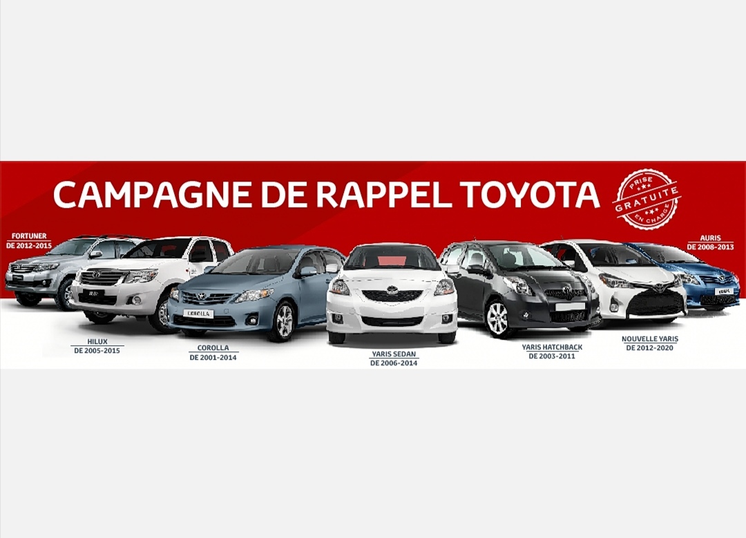 campagne de rappel Toyota